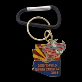 Baseball Queen Creek Dust Devils Bag Tag