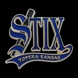 Baseball Topeka Kansas Stix Pin