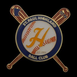 Baseball St. Paul Highland Pin