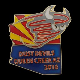 Baseball Queen Creek Dust Devils Pin