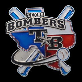 Baseball Texas Bombers Pin